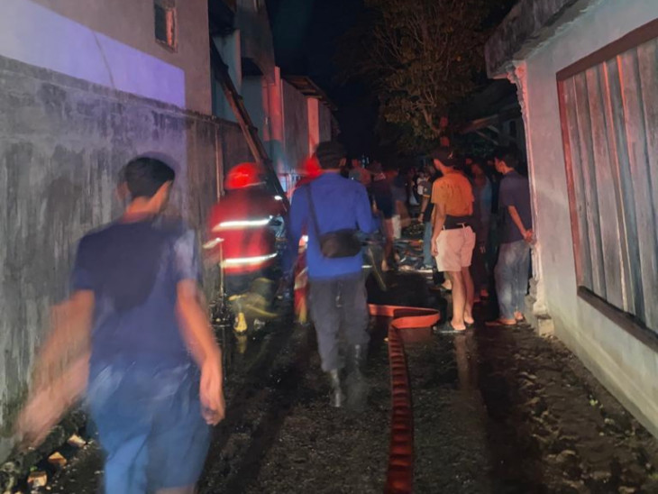 Sijago Merah Hanguskan Rumah Permanen Milik Ismail Warga Sungai Tonang